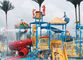 Professional Kids Water Play Equipment Structures With Water Slide , Climb Net