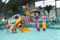 Interactive Fiberglass  Water House / Slide Toddler Playground Equipment  for Water Park 150 Riders / Time
