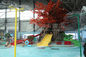 FRP Kids Combinaton Water Slide By Body Or Raft For Outdoor Water Park Construction