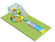 Kids' slide,Close slide ,Water Slides For Aqua Park Fiberglass Material