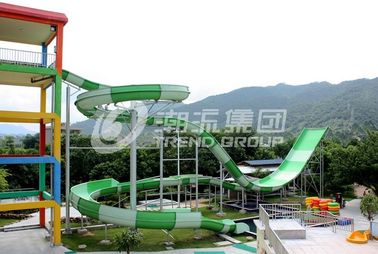 Funnuy سفارشی اسلاید آب، پارک تفریحی Boomerang Aqua Slide برای 2 نفر سرگرمی خانوادگی