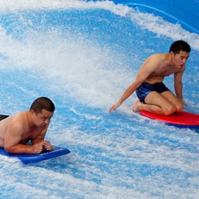 سفارشی رنگ Flowrider آب سوار دو از مردم استفاده از تخته برای پارک آبی