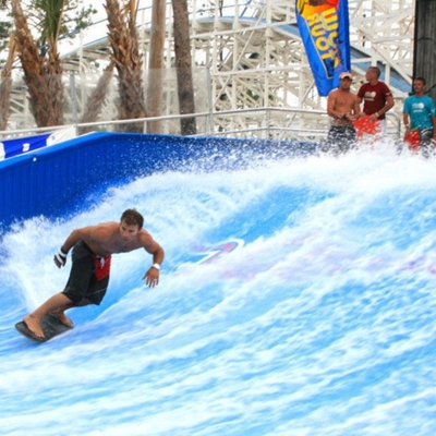 تجهیزات پارک آب Flowrider آب سوار، تخته سوار جریان