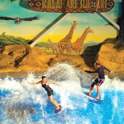 / ماشین دو تنها Flowrider آب سوار آبی رنگی گشت و گذار شبیه ساز با فایبر گلاس مواد