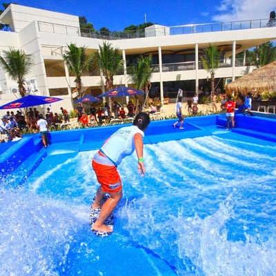 جاذبه Flowrider آب سوار، ضد آب تنها سوار موج ترمز ماشین هیئت