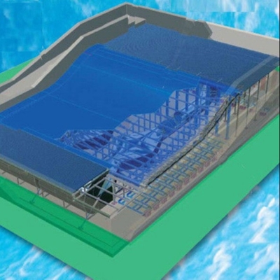 ورزشهای آبی در فضای باز بازی Flowrider آب سوار برای اسکیت بورد سواری گشت و گذار ورزشی