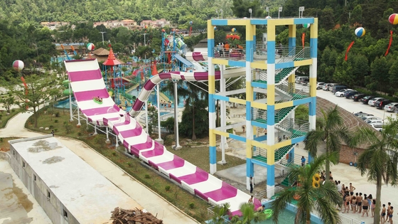 غول پارک آبی تجهیزات هیجان انگیز Swwiming استخر Waterslides برای پارک آبی