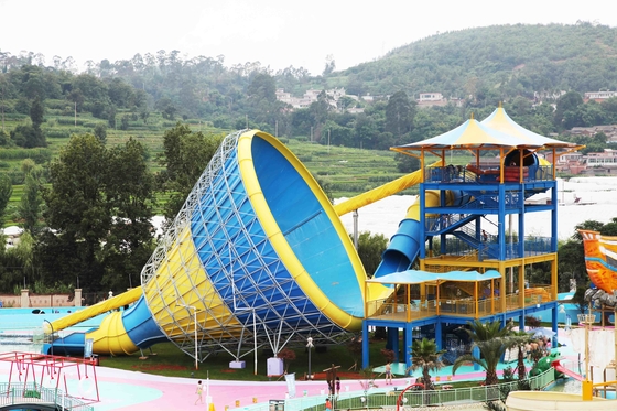 آبگینه فایبر گلاس سفارشی برای خانواده / Aqua Play Park Water