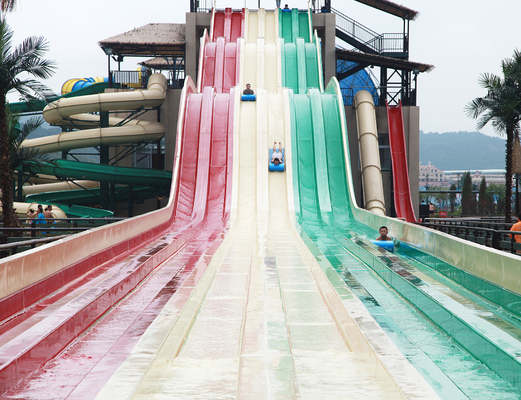 رنگین کمان سفارشی اسلاید آب از waterpark برای خانواده بازی آب