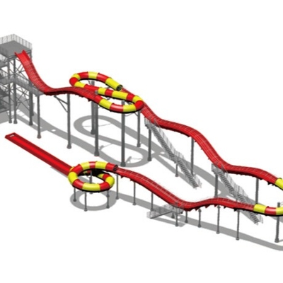 غلتک Coaster قوی QC تیم تفریحی پارک آبی آب اژدها آب برای آب پارک
