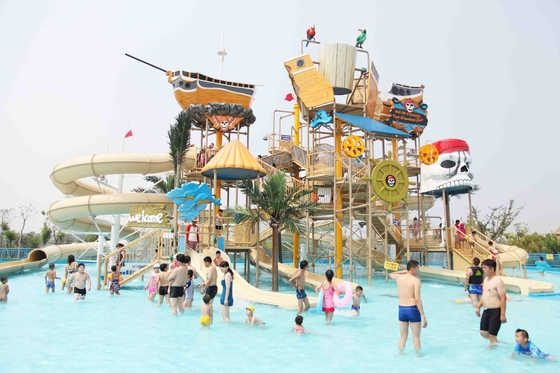 تجهیزات غواصی آب عجیب و غریب برای Aqua Theme Park فایبر گلاس آب اسلاید
