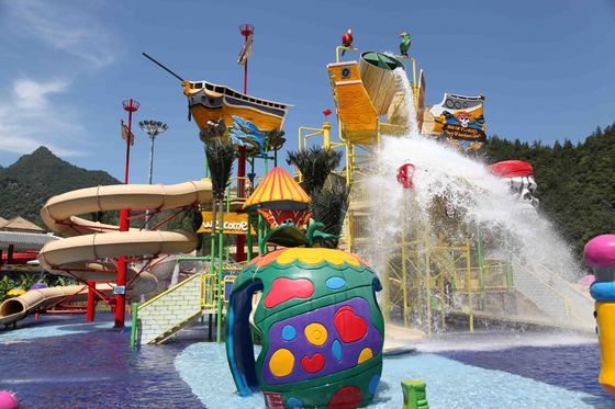 خانه بزرگ آب Aqua تجهیزات زمین بازی فولاد آبی بازی سازه