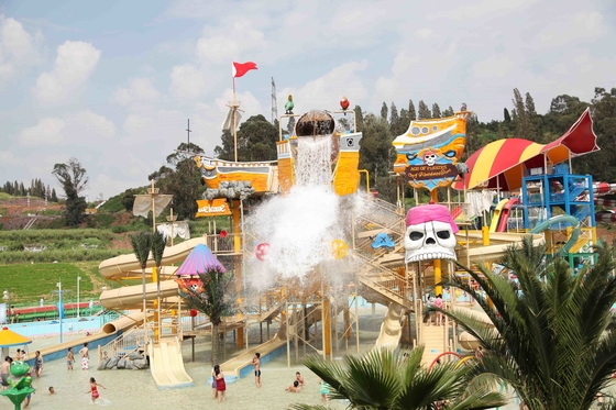 14.5m داخل سالن زمین بازی پارک آب، تجهیزات آب تجاری زمین بازی 29 X 27M برای Gaint پارک آبی
