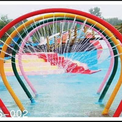 رنگین کمان درب ورزشهای آبی پخش، اسپری پارک آبی تجهیزات، چشمه بازی برای کودکان و نوجوانان ساختار پارک آبی