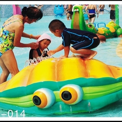 فایبر گلاس آب زمین بازی Equipmentv اسپری شل ورزشهای آبی بازی فایبر گلاس Sprayground