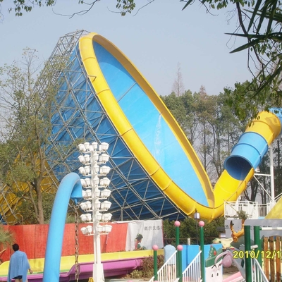 اسلاید گردباد باغ آب با 304 فولاد ضد زنگ پیچ، 1100 M3 / H آب