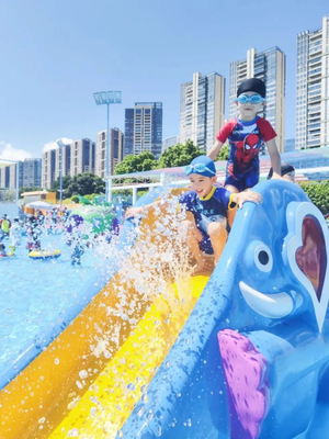 پارک آبی مطالعه امکان پذیر است زمین بازی آب برای بچه ها تجهیزات بازی آب برای پاشیدن آب