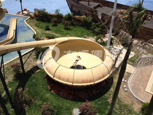 16 متر پلت فرم پاپ آکو پارک فایبر گلاس آب اسلاید اسلاید آب فضای غول پیکر