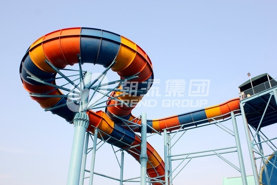 Funnuy سفارشی اسلاید آب، پارک تفریحی Boomerang Aqua Slide برای 2 نفر سرگرمی خانوادگی