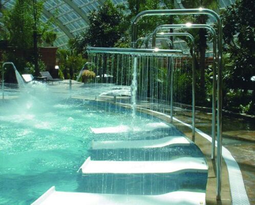 تجهیزات آب‌درمانی SPA مقاوم در برابر خوردگی با ساختار فولادی گالوانیزه گرم و سیستم کنترل هوشمند