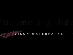 اسلايد هاي آبي خارجي، پارک تفريحي بومرانگ اسلايد آبي براي 2 نفر